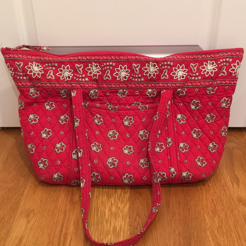 Vera Bradley Tote/travel Bag (red bandana)